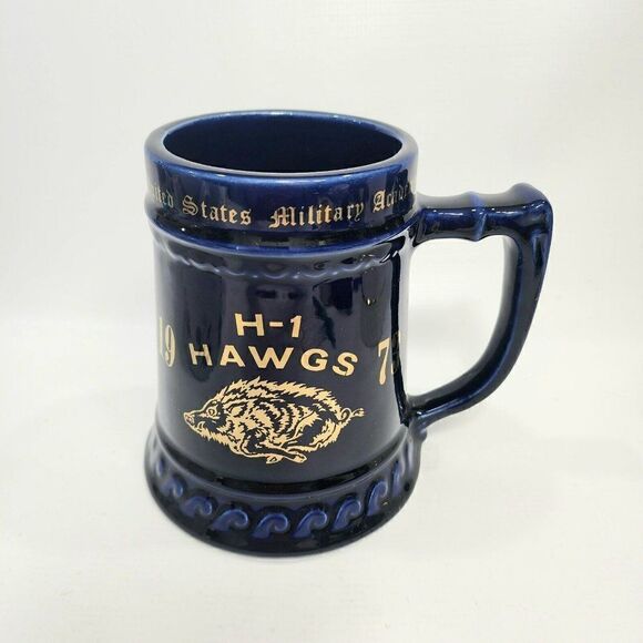 1973 United States Military Academy HAWGS Beer Stein Tankard Mug - Picture 1 of 10